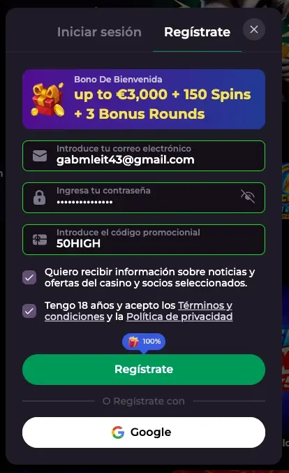 Registro en Rockyspin Casino España: cómo crear tu cuenta paso a paso